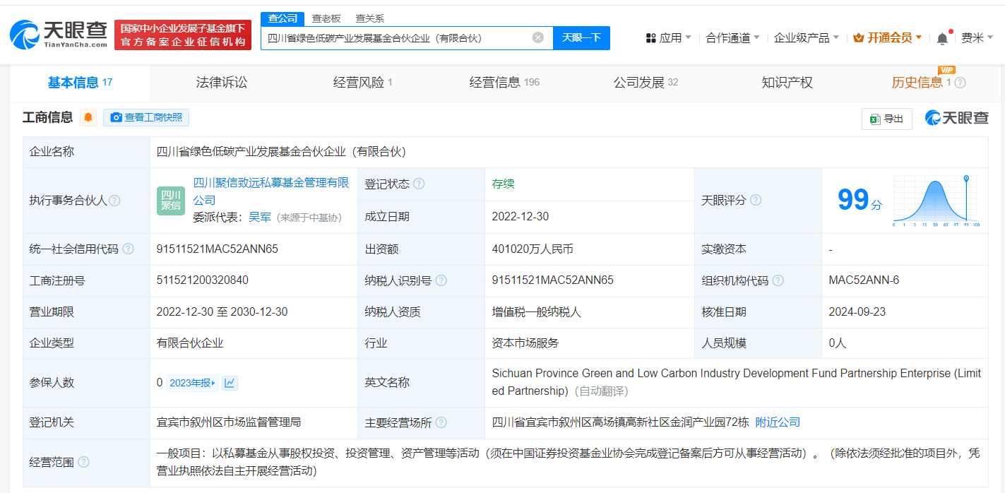 国家绿色发展基金公司入伙四川省绿色低碳产业基金 (https://www.qianyan.tech/) 互联网 第1张