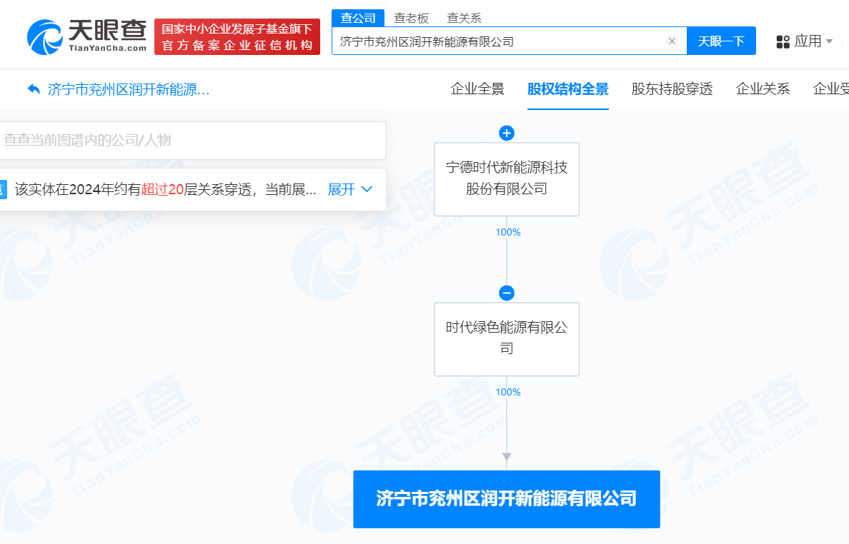 宁德时代在济宁成立新能源公司 注册资本1200万 (https://www.qianyan.tech/) 互联网 第2张