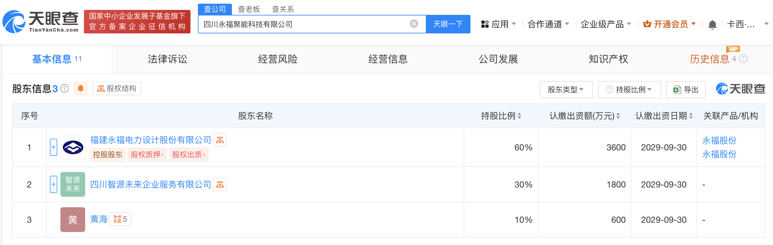 永福股份等在四川成立聚能科技公司 注册资本6000万 (https://www.qianyan.tech/) 互联网 第2张