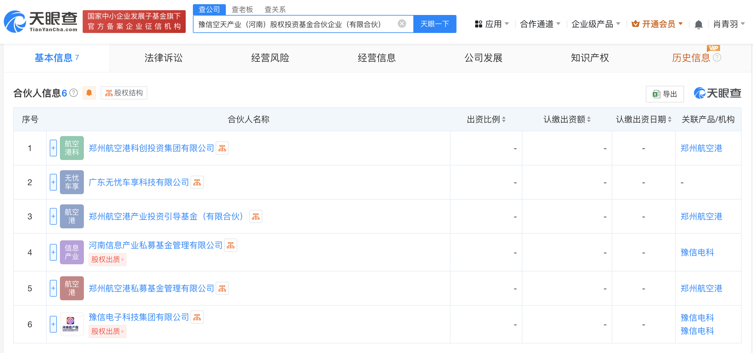 豫信空天产业股权投资基金登记成立 出资额2亿 (https://www.qianyan.tech/) 互联网 第1张