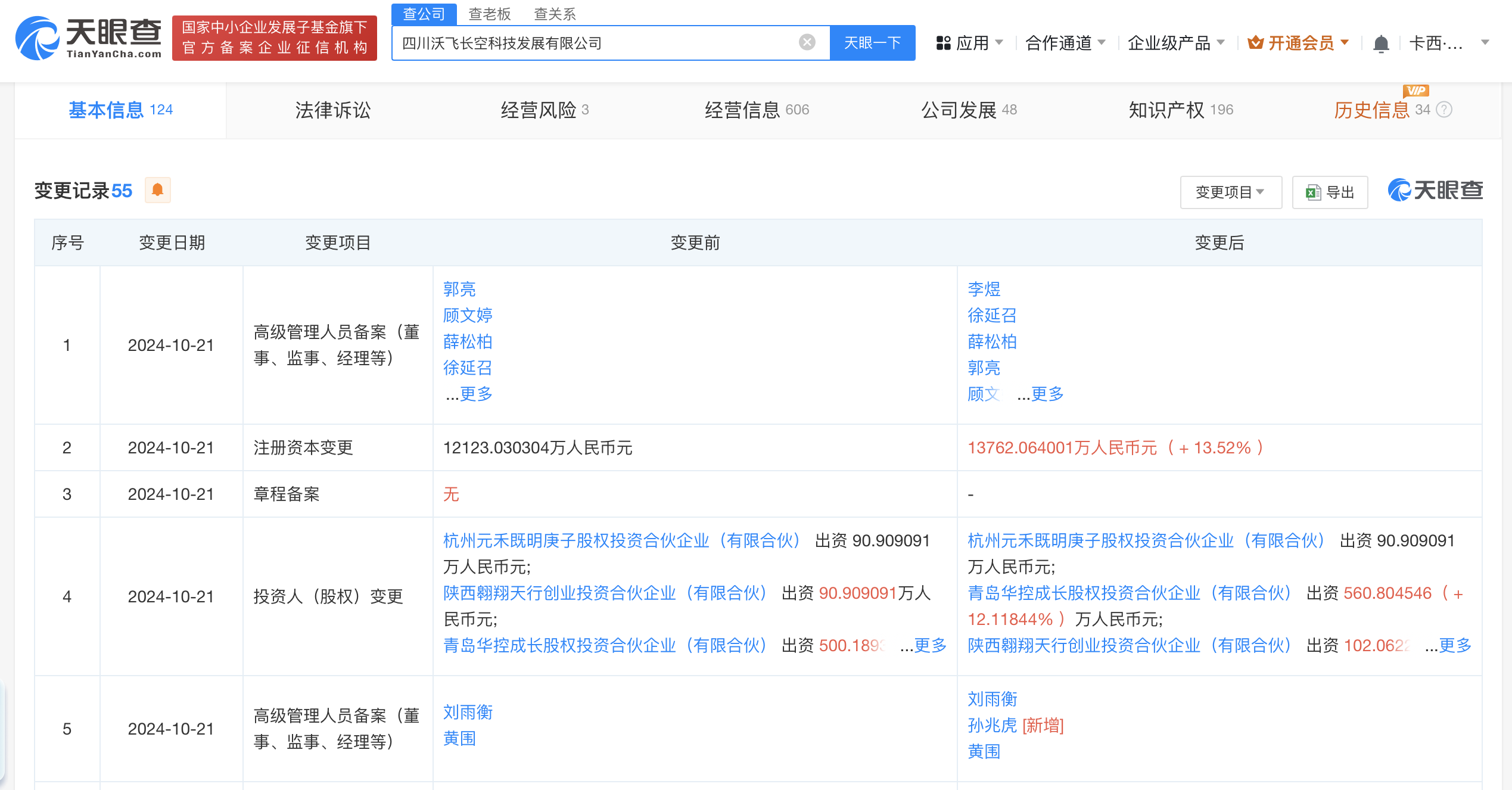 沃飞长空增资至1.38亿 (https://www.qianyan.tech/) 互联网 第1张