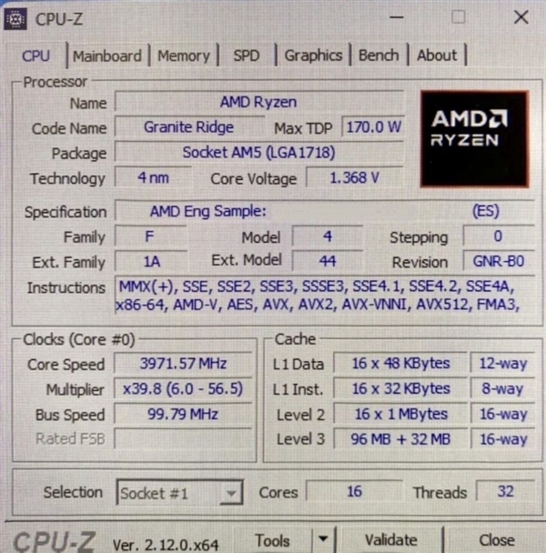 AMD锐龙9 9950X3D首次现身跑分数据库 - AMD  (https://www.qianyan.tech/) 头条 第3张