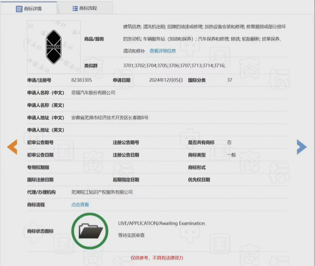 奇瑞申请智界汽车车标 车头不再是字母 - 科技与交通  (https://www.qianyan.tech/) 头条 第2张