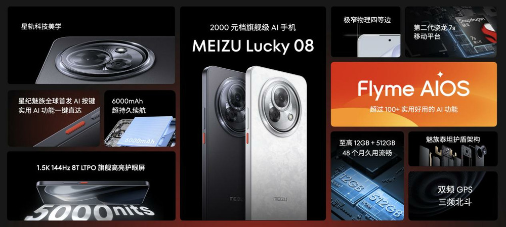 售价 1599 元起 魅族 Lucky 08 AI 手机发布 (https://www.qianyan.tech/) 互联网 第19张